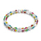 Aurora Burst | Silver | Galaxy Glass Bead Bracelet